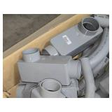 Lot of (1 Box) Carlson PVC Rigid Non-Metallic Conduit + Conduit Bodies