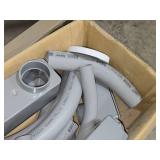Lot of (1 Box) Carlson PVC Rigid Non-Metallic Conduit + Conduit Bodies