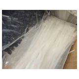 Lot of (1 Box) Zip Ties 7" to 11" lengths + various