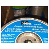Lot of (2 Partial Rolls) Ideal Conduit Measuring Tape #31-0160-30