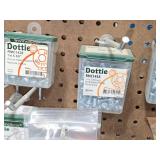 Pegboard Wall Lot - Wiring Spacer Shim, Screws, Nuts, Assorted Machine Screws, Dottie Ground Screw, Wall Plates, Heat Shrink UF Splice Kit, Misc. Hardware