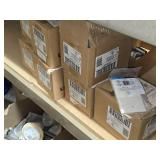 Lot of (7 Boxes) Leviton White 4-Conductor Flush Mount Phone Jack with Smooth Face 10-count ( 70 total items ) (in original packaging)