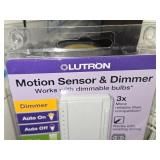 Lot of (4 Boxes) Lutron Maestro LED+ Motion Sensor and Dimmer Switch #MSCL-OP153MH-WH 3-count ( 12 total items ) (in original packaging)