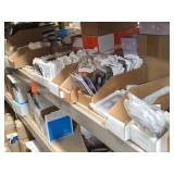 Lot of (1 Shelf) Commercial / Residential Wall Face Plates - Various Brands Including Leviton, Lutron, Trademaster
