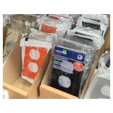 Lot of (1 Shelf) Commercial / Residential Wall Face Plates - Various Brands Including Leviton, Lutron, Trademaster