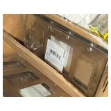 Lot of (9 Cardboard Sleeves) Stainless Outlet Switch / Dryer Face Plates (in original packaging)