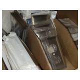 Lot of (9 Cardboard Sleeves) Stainless Outlet Switch / Dryer Face Plates (in original packaging)