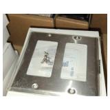 Lot of (3 Boxes) Leviton Stainless 2-gang Wall Plate #84409-40 10-count ( 30 total items ) (in original packaging)