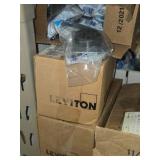 Lot of (3 Boxes) Leviton 50A 3-pole 4-wire Flush Mount Power Outlet #001-277-S00 10-count ( 30 total items ) (in original packaging)