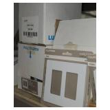 Lot of (3 Boxes) Lutron 2-gang Screwless Wall Plate White #CW-2-WH 12-count ( 36 total items ) (in original packaging)