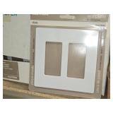 Lot of (3 Boxes) Lutron 2-gang Screwless Wall Plate White #CW-2-WH 12-count ( 36 total items ) (in original packaging)