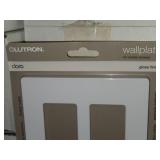 Lot of (3 Boxes) Lutron 2-gang Screwless Wall Plate White #CW-2-WH 12-count ( 36 total items ) (in original packaging)