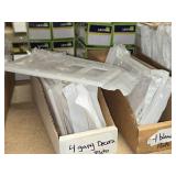 (9) Leviton Decora 4-gang Wall Plates + (5) 4-gang Blank Wall Plates White (in original packaging)