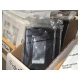 Lot of (63) Wall Plates - Leviton Decora 2-gang Standard White (x53), Single-Gang Standard Black (x5), Single-Gang Standard White (x5)