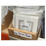 Lot of (63) Wall Plates - Leviton Decora 2-gang Standard White (x53), Single-Gang Standard Black (x5), Single-Gang Standard White (x5)