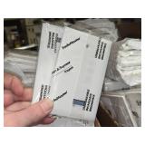 Lot of (235) Blank Wall Plate - 3-Gang Standard (x90), 2-gang Standard (x50), Single-gang Standard (95) - All White