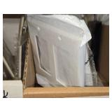 Lot of (1 Shelf / ~100) Leviton Wall Plates - Various Gang, Mostly White + Ivory and Black