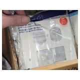 Lot of (1 Shelf / ~100) Leviton Wall Plates - Various Gang, Mostly White + Ivory and Black