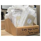 Lot of (107) Single-gang Outlet Wall Plates Ivory
