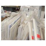 Lot of (47) L.A. Plates - Range and Dryer Ivory (x10), Single Decora (x25), 3-gang Ivory (x12)