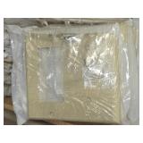 Lot of (83) 2-gang Switch Decora Wall Plates - Ivory