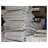 Lot of (83) 2-gang Switch Decora Wall Plates - Ivory