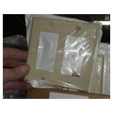Lot of (64) Decora Wall Plates - Single-gang (x13), 2-gang (x51) - All Ivory
