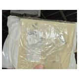 Lot of (58) Wall Plates - 2-gang Decora Blank Ivory (x48), Leviton Single-gang Wall Jack Plate White #80781-W (x10)