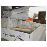 Lot of (58) Wall Plates - 2-gang Decora Blank Ivory (x48), Leviton Single-gang Wall Jack Plate White #80781-W (x10)
