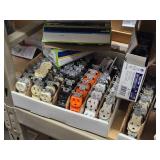 Lot of  Outlet Receptacles in Various Colors (assorted)