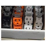 Lot of  Outlet Receptacles in Various Colors (assorted)
