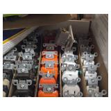 Lot of  Outlet Receptacles in Various Colors (assorted)