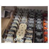 Lot of  Outlet Receptacles in Various Colors (assorted)