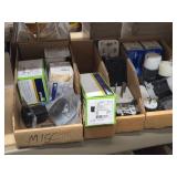 Lot of (4 Bins) Heavy Duty Receptacles and Plugs (assorted)