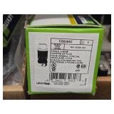 Lot of (4 Bins) Heavy Duty Receptacles and Plugs (assorted)
