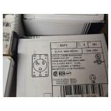Lot of (3 Bins) 30 Amp Heavy Duty Receptacles, Plugs and Connectors