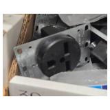 Lot of (3 Bins) 30 Amp Heavy Duty Receptacles, Plugs and Connectors