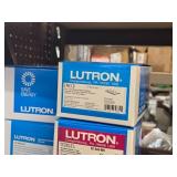 Lot of (11) Lutron - Flexible Armature Mount Kit (x7), Single Pole Slide Dimmer (x3), Pico Triple Mount Pedestal (x1)