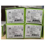 Lot of (17) Leviton - Receptacles (x7), Lock Switches (x10)