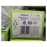 Lot of (17) Leviton - Receptacles (x7), Lock Switches (x10)