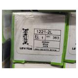 Lot of (17) Leviton - Receptacles (x7), Lock Switches (x10)