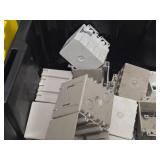 Lot of (2 Bins) Nail-On Gang Boxes (various sizes and quantities)
