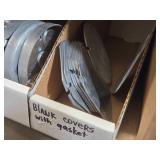 Lot of (1 Shelf) Outlet Boxes and Covers (assorted)