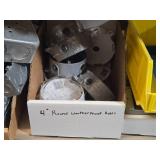 Lot of (1 Shelf) Outlet Boxes and Covers (assorted)
