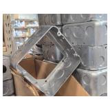 Lot of (1/2 Shelf) Outlet and Switch Boxes (assorted)