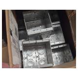Lot of (1 Shelf) Handy Boxes, 2-gang Masonry Box