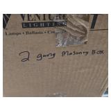 Lot of (1 Shelf) Handy Boxes, 2-gang Masonry Box