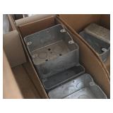 Lot of (1 Shelf) Handy Boxes, 2-gang Masonry Box