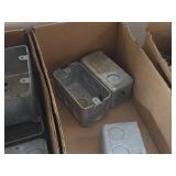 Lot of (1 Shelf) Handy Boxes, 2-gang Masonry Box