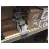 Lot of (1/2 Shelf) Floor Boxes, Drop-in Box Kit, In Box Cover Kit (assorted)
